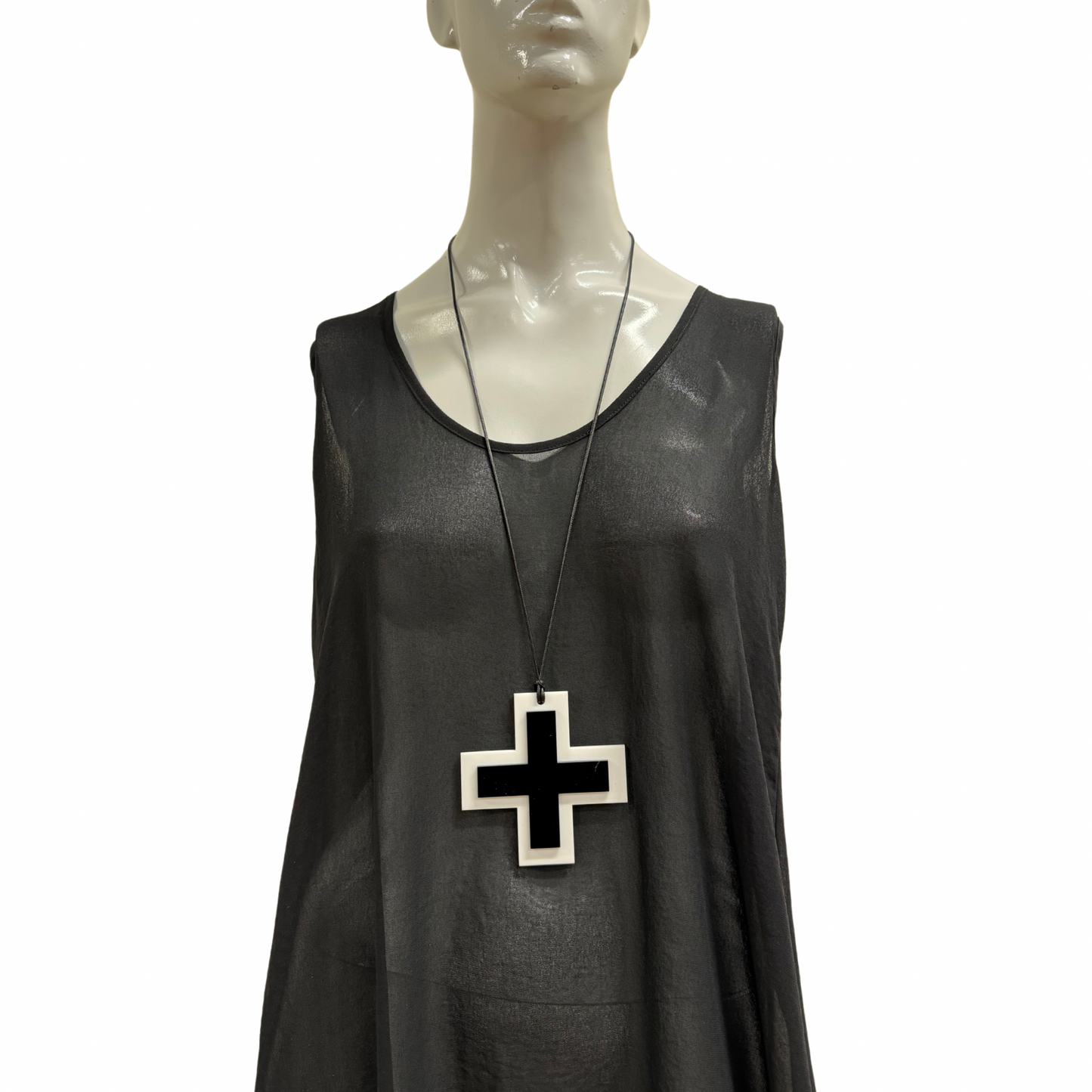 Z45 REVERSIBLE CROSS NECKLACE