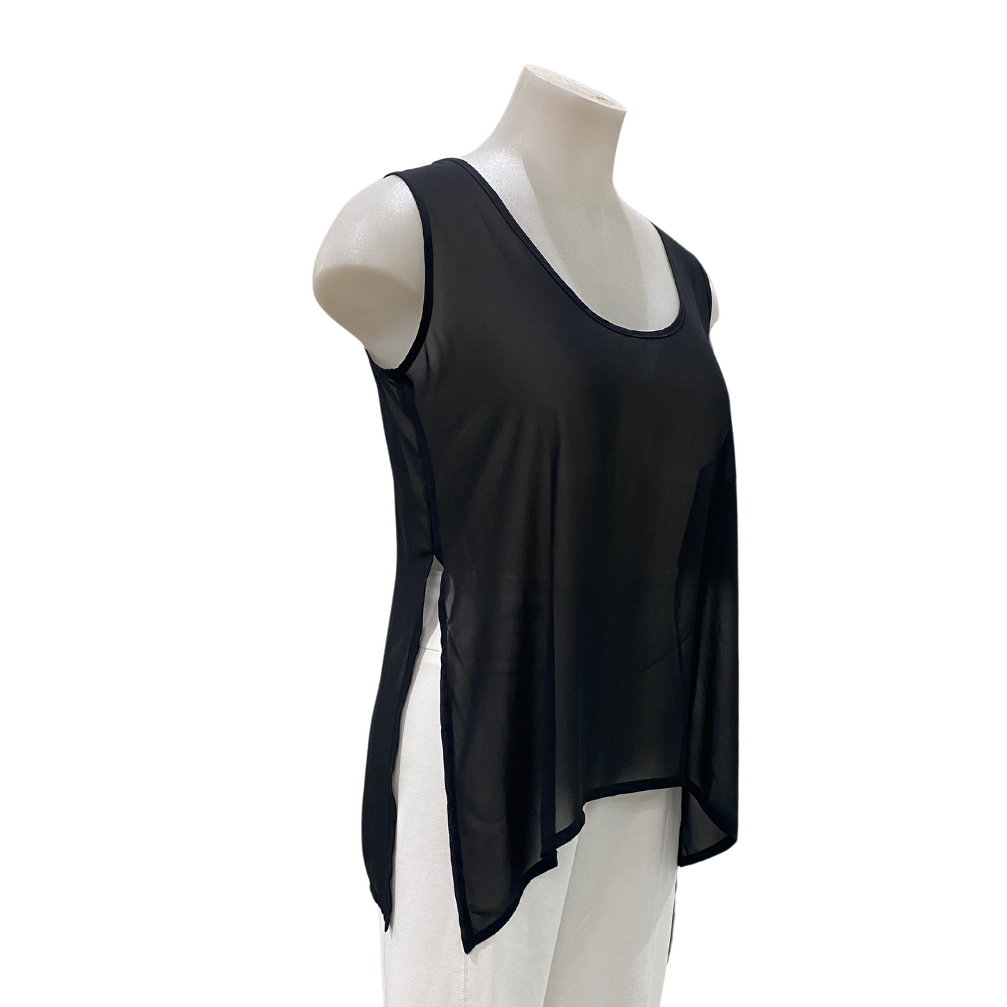 B1 SPLIT CAMI BLACK