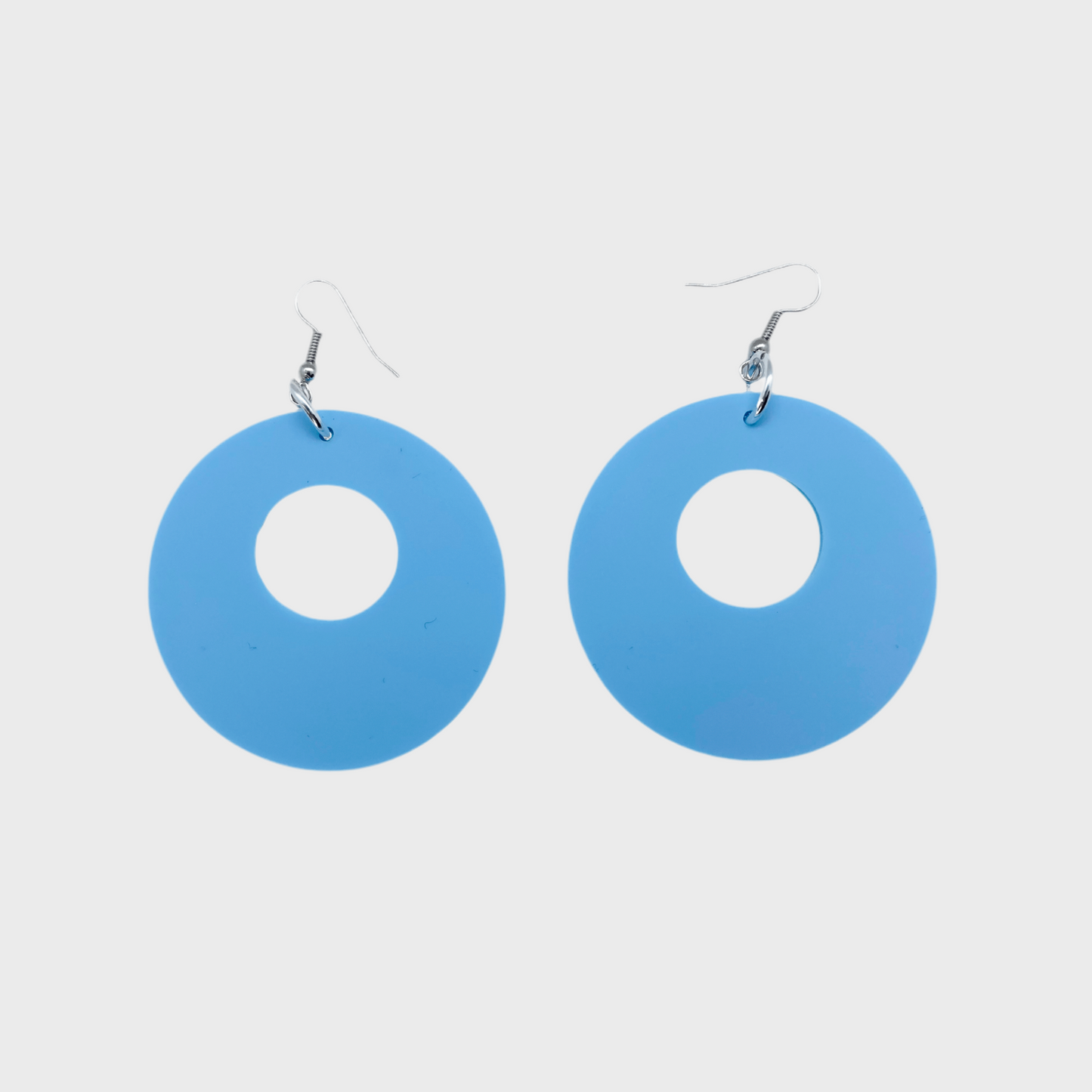 Z CIRCLE EARRING BLUE