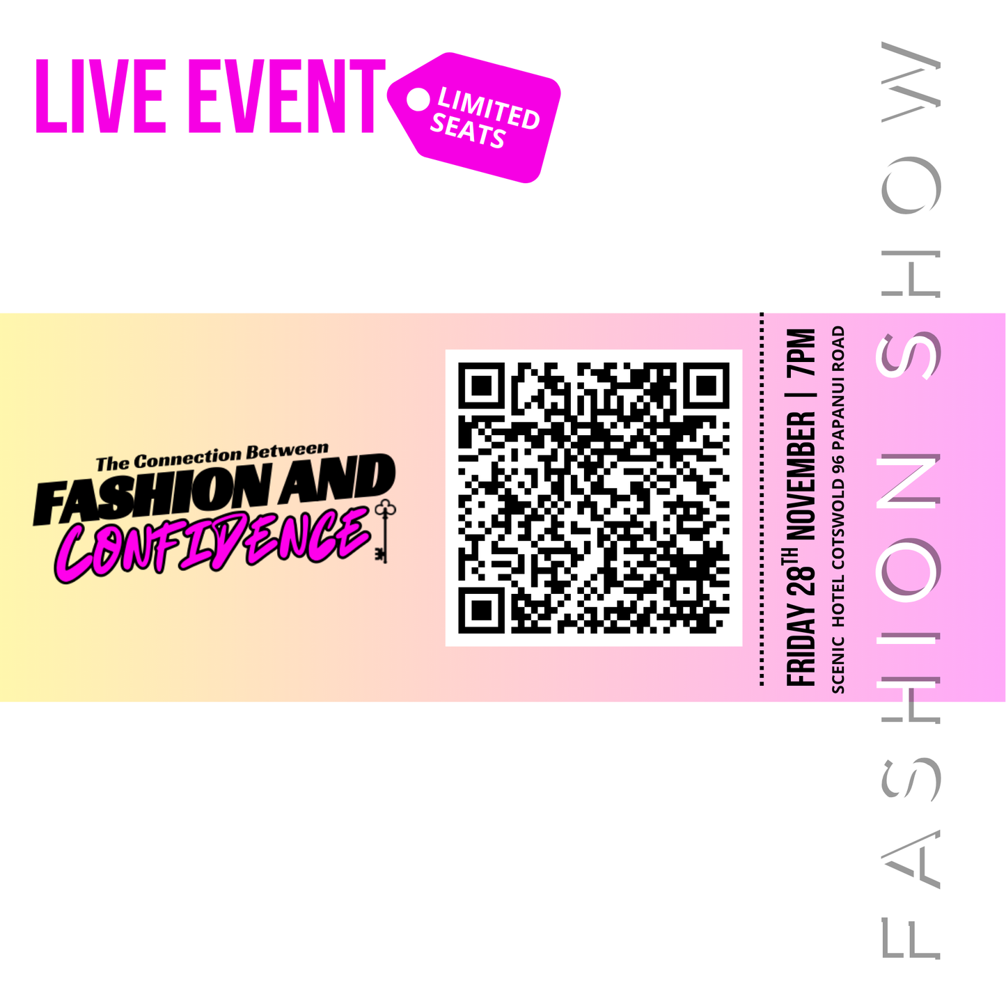 A1 FASHION SHOW, STYLING INSIGHTS & CONFIDENCE PRESENTATION