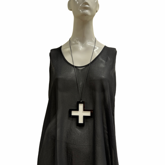 Z45 REVERSIBLE CROSS NECKLACE