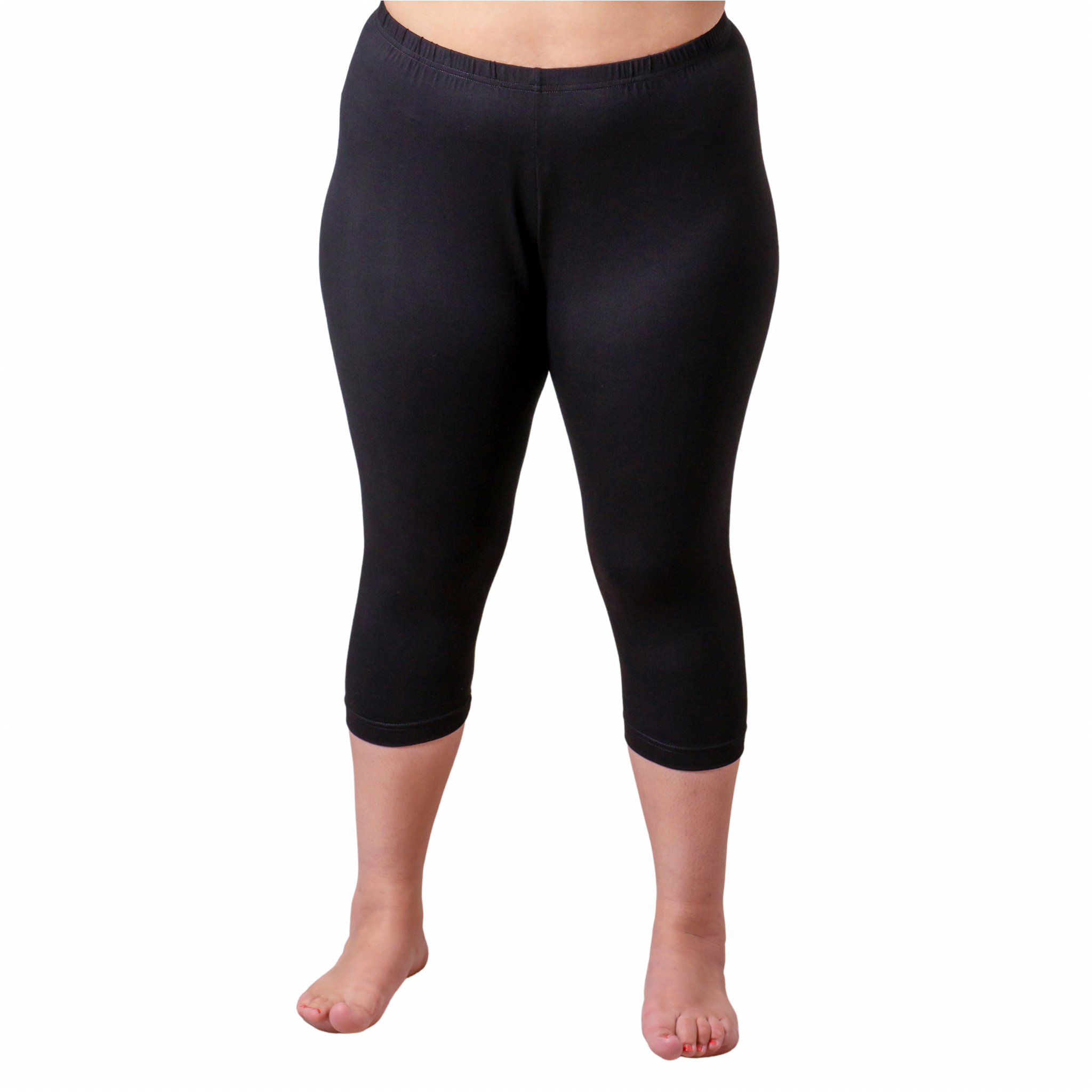 Short black leggings - Plus size NZ – Key Black